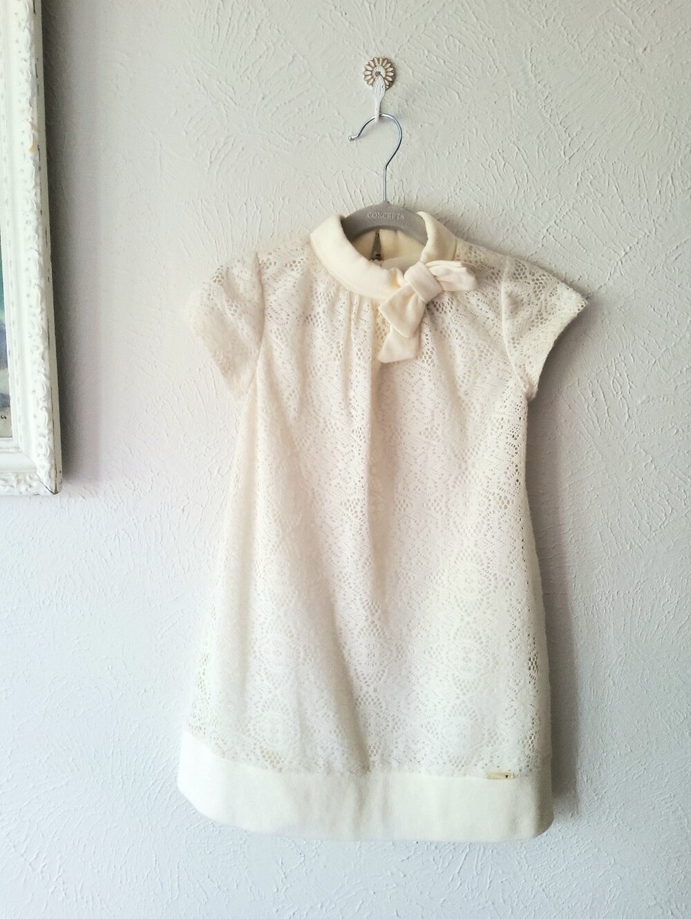 MAYORAL - Cream Lace Dress Sz. 5